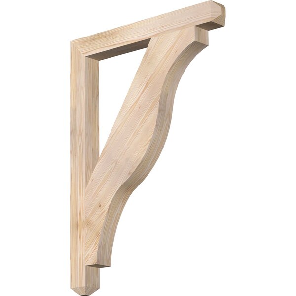 Ekena Millwork Funston Craftsman Smooth Bracket, Douglas Fir, 3 1/2"W x 32"D x 44"H BKT04X32X44FST04SDF - main